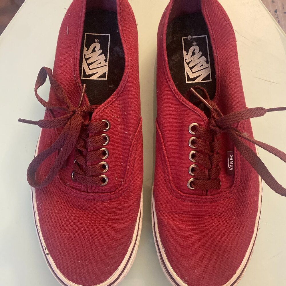 Maroon Vans - Never Worn